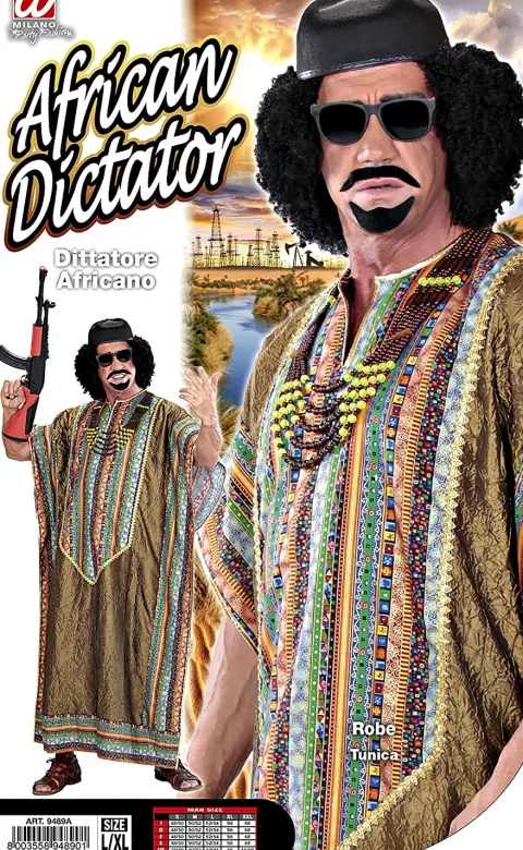Afrikansk Diktator kostume - Gadaffi