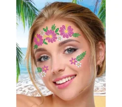 Ansigtssten med Blomster