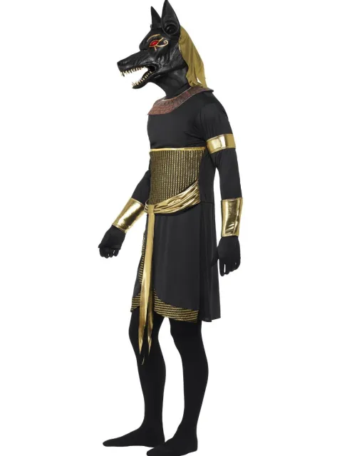 Anubis kostume med maske