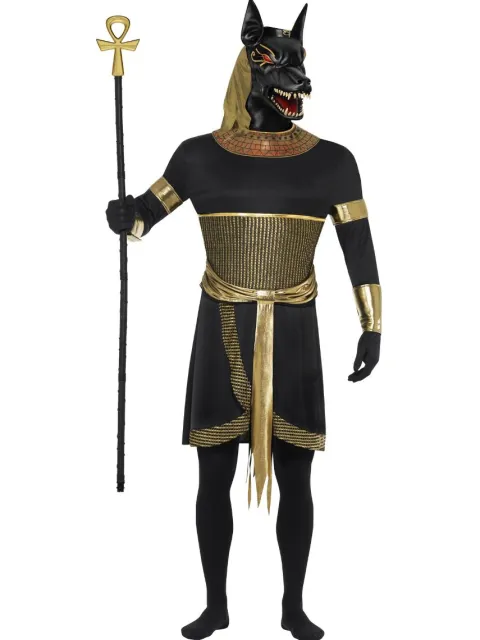 Anubis kostume med maske