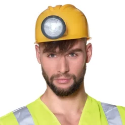 Arbejdshjelm med Lys - Byggemand Bob