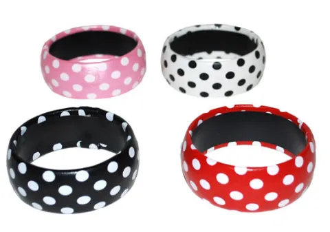 Armbånd 50ér stil med prikker