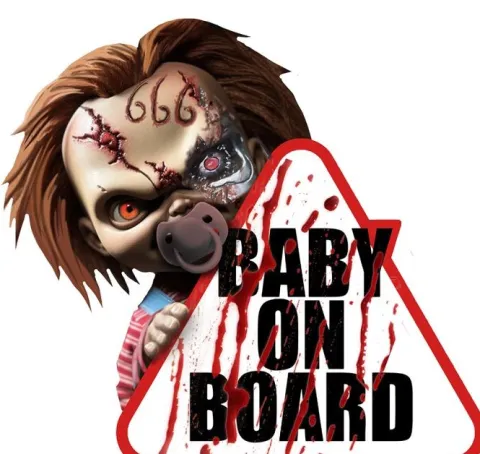 Baby on Board sticker - Halloween