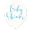 Babyshower Ballon transparent BLÅ