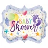 Babyshower folieballon med fodprint