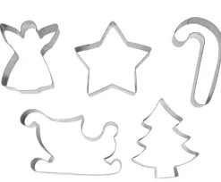 Bageforme 5 stk til julekager