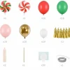 Ballonbue sæt i julefarver