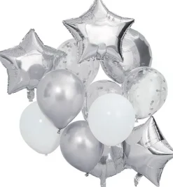 Ballon Buket i Sølv