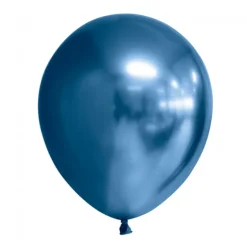 Ballon ø 30 cm - mirror- Blå