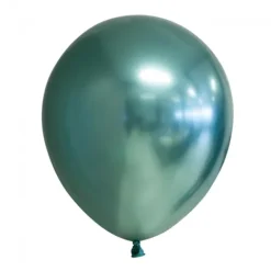 Ballon ø 30 cm - mirror- Grøn