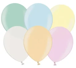 Ballon 12,7cm multi pastel- 100stk