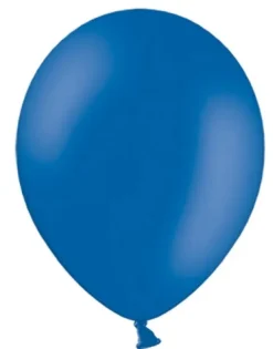 Ballon ø 27 cm, 10 stk. Koboltblå