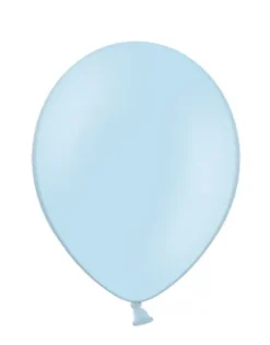Ballon ø 27 cm, 10 stk. Lyseblå