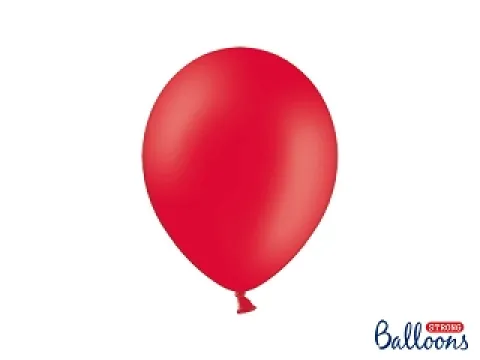 Ballon ø 27 cm, 10 stk. Rød