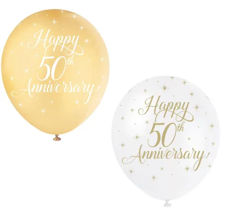 Balloner" Happy 50th anniversary"