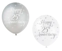 Balloner" Happy 25th anniversary"