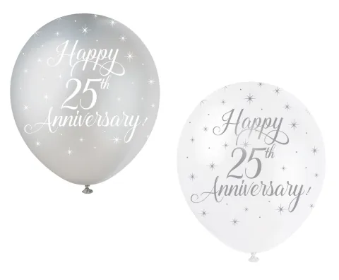 Balloner" Happy 25th anniversary"