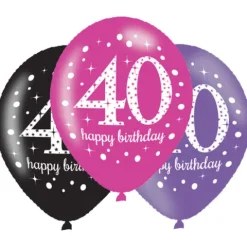 balloner 40 sparkling pink
