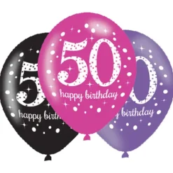 balloner 50 sparkling pink