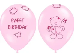 Balloner til Fødselsdag i lyserød - sweet birthday