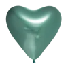 Ballon Hjerte Mirror grøn