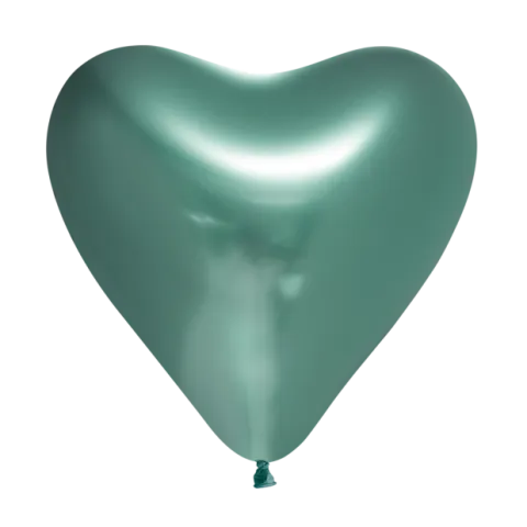 Ballon Hjerte Mirror grøn