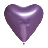 Ballon Hjerte Mirror Lilla