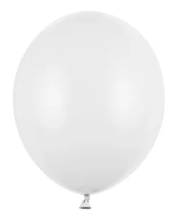 Ballon i 12,7cm i Hvid - 100stk