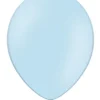 Ballon i 12,7cm i Lyseblå - 100stk