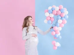 Ballon i 12,7cm i Lyseblå - 100stk