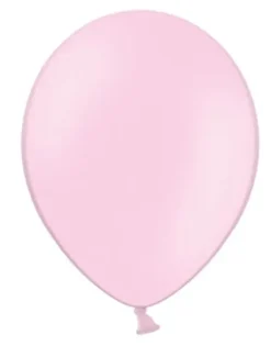Ballon i 12,7cm i lyserød - 100stk
