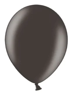Ballon i 12,7cm i sort - 100stk