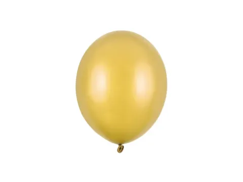 Ballon i 12,7cm metallic guld - 100stk