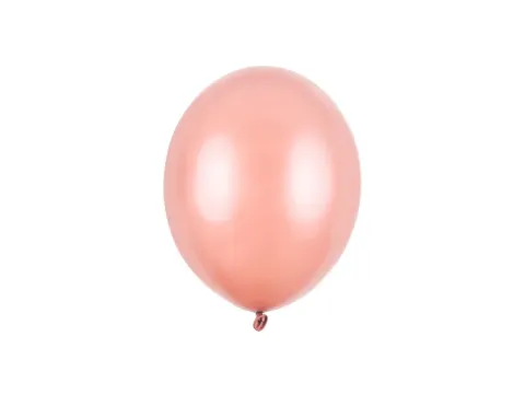 Ballon i 12,7cm metallic rosegold - 100stk