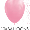 Ballon Lyserød, 10 stk