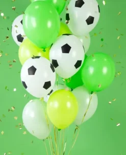 Ballon med Fodbold 30 cm, 6 stk.