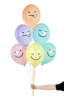 Ballon med print i multi pastel