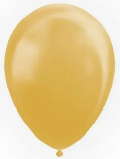 Ballon metallic guld 10 stk.