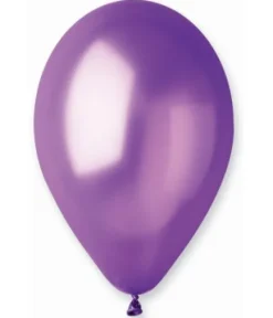 Ballon Metallic Lilla, 10 stk.