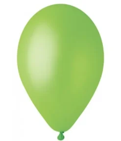 Ballon Metallic Lime, 10 stk.