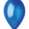 Ballon Metallic mørkeblå, 10 stk.