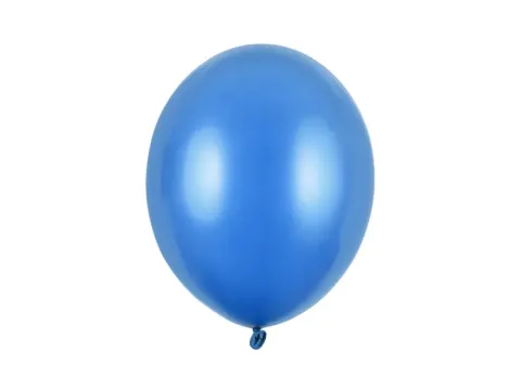 Ballon Metallic mørkeblå, 10 stk.