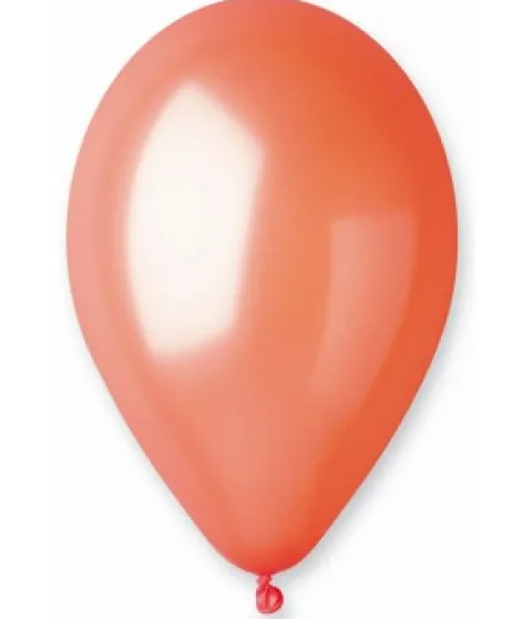 Ballon Metallic Orange, 10 stk.