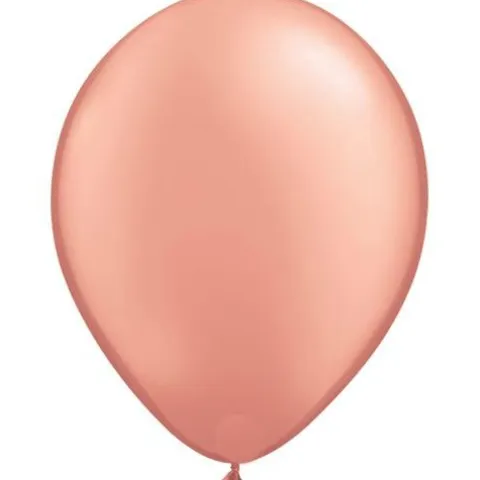 Ballon Metallic Rosegold, 10 stk.