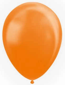 Ballon perlemor orange 10 stk