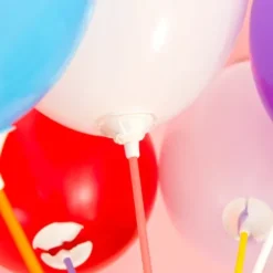 Ballonpinde i pastelfarver