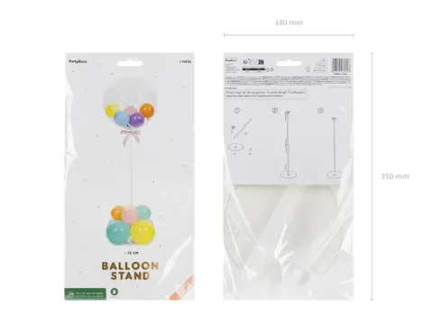 Ballon stativ 72cm