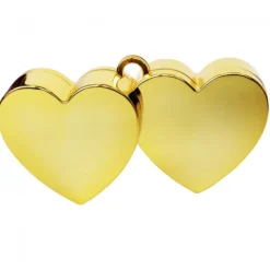 Ballonvægt Hjerter i Guld