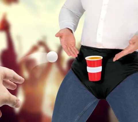 Beer Pong spil underbuks