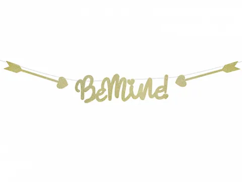Be mine - valentines banner